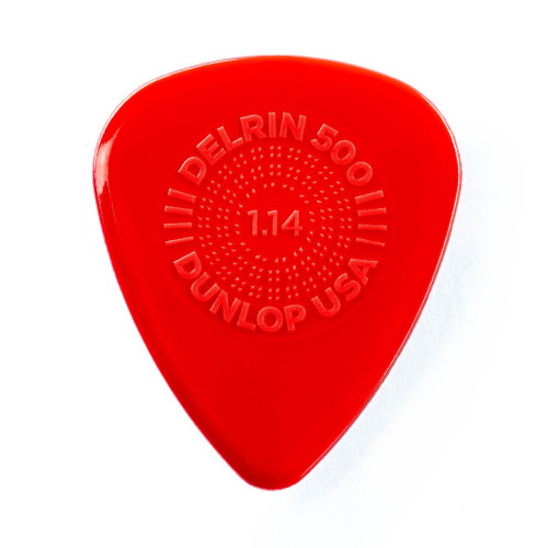 Dunlop Prime Grip Delrin 500 1,14 mm - rot Dunlop Prime Grip Delrin 500 1,14 mm - rot